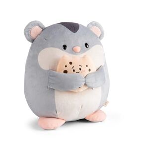 NICI MYMOCHI Knuffelhamster Shai 27cm met koekje grijs Zacht pluche speelgoed, een schattig knuffeldier voor kinderen en volwassenen. Perfect om mee te knuffelen en een geweldig cadeau-idee NICI MYMOCHI Knuffelhamster Shai 27cm met koekje grijs Zacht pluche speelgoed, een schattig knuffeldier voor kinderen en volwassenen. Perfect om mee te knuffelen en een geweldig cadeau-idee