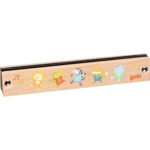 Goki Mundharmonika: L= 17,6 cm, Holz, Kunststoff, 24 Töne, per Stück Goki Mundharmonika: L= 17,6 cm, Holz, Kunststoff, 24 Töne, per Stück