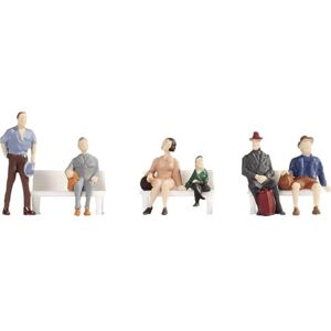 NOCH 18116 reiziger, spoor H0, kleurrijk NOCH 18116 reiziger, spoor H0, kleurrijk