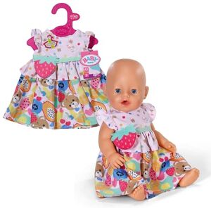 BABY born jurk met kleurrijke fruitprint & schoudertas Hoogwaardige poppenaccessoires Kleding geschikt voor 43 cm poppen BABY born jurk met kleurrijke fruitprint & schoudertas Hoogwaardige poppenaccessoires Kleding geschikt voor 43 cm poppen