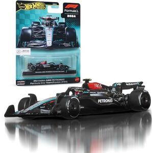 Hot Wheels Schaal 1:64 Premium Metalen Formule 1 Mercedes-AMG PETRONAS Formula One Team W15 Verzamelbaar Speelgoed Raceauto met Echte Banden en Metalen Carrosserie en Chassis, JBM16 Hot Wheels Schaal 1:64 Premium Metalen Formule 1 Mercedes-AMG PETRONAS Formula One Team W15 Verzamelbaar Speelgoed Raceauto met Echte Banden en Metalen Carrosserie en Chassis, JBM16
