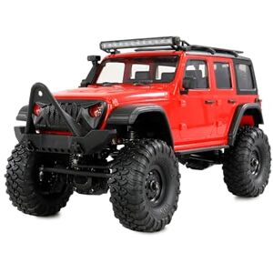 Amewi AMXRock Mini-Crosstrail Scale Crawler 4WD 1:16 RTR rood incl. afstandsbediening, accu, oplaadkabel Amewi AMXRock Mini-Crosstrail Scale Crawler 4WD 1:16 RTR rood incl. afstandsbediening, accu, oplaadkabel