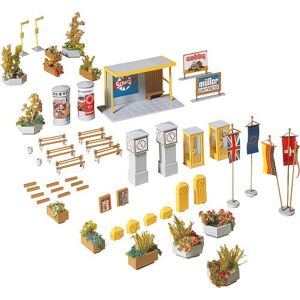 Faller Stadsversiering, modelbouwset met 117 onderdelen, modelspoorbaan, accessoires H0, modelspoorbaan H0, accessoires voor stadsversieringen Faller Stadsversiering, modelbouwset met 117 onderdelen, modelspoorbaan, accessoires H0, modelspoorbaan H0, accessoires voor stadsversieringen