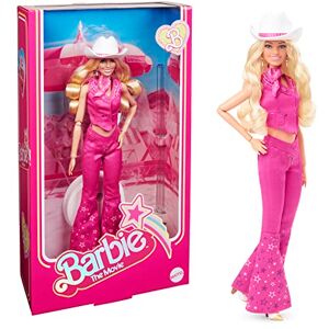 Barbie The Movie Pop, Margot Robbie als , verzamelpop in roze western outfit met cowboyhoed, HPK00 Barbie The Movie Pop, Margot Robbie als , verzamelpop in roze western outfit met cowboyhoed, HPK00