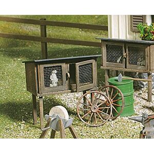 Faller Pola 333209 Konijn Stall G Scale Building Kit Bouwset, Meervoudig, S Faller Pola 333209 Konijn Stall G Scale Building Kit Bouwset, Meervoudig, S