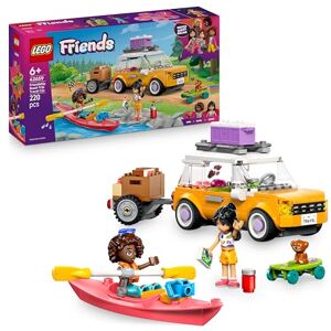 Lego Friends Friendship Road-Trip Travel Car Toy with Trailer, 2 Mini Dolls, a Pet Dog Figure, Kayak & Fun Accessories incl. a Skateboard & Roller Skates Building Set for 6+ Year Old Girls 42659 Lego Friends Friendship Road-Trip Travel Car Toy with Trailer, 2 Mini Dolls, a Pet Dog Figure, Kayak & Fun Accessories incl. a Skateboard & Roller Skates Building Set for 6+ Year Old Girls 42659