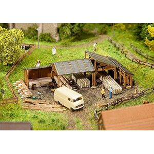 Faller FA 232373 Timber Storage Sheds N Scale Building Kit Houten lagerschuur, meerkleurig, één maat Faller FA 232373 Timber Storage Sheds N Scale Building Kit Houten lagerschuur, meerkleurig, één maat