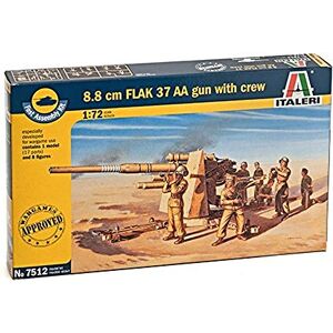 Italeri RCECHO Militair Model - 1/72 Schaal Flak 37 AA Kanon - Plastic Italeri RCECHO Militair Model - 1/72 Schaal Flak 37 AA Kanon - Plastic