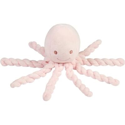 Nattou Lapidou Octopus pluche dier voor pasgeborenen Knuffel Octopus 22 cm Roze Nattou Lapidou Octopus pluche dier voor pasgeborenen Knuffel Octopus 22 cm Roze