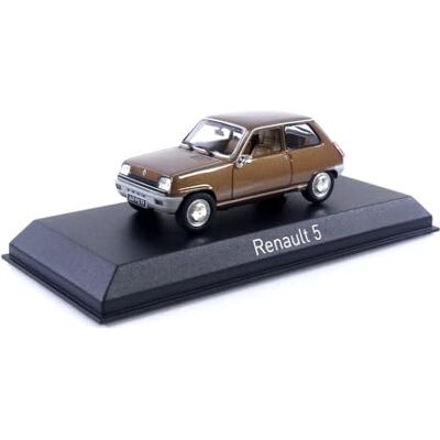 NOREV Renault 5 TL 1974 Metallic Bruin 1/43 - Speelgoedauto NOREV Renault 5 TL 1974 Metallic Bruin 1/43 - Speelgoedauto