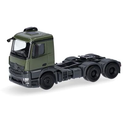 Herpa vrachtwagen model MB Arocs M Solozugmaschine 3achs, schaal 1:87, voor diorama, modelbouw, verzamelobject, Made in Germany, kunststof Herpa vrachtwagen model MB Arocs M Solozugmaschine 3achs, schaal 1:87, voor diorama, modelbouw, verzamelobject, Made in Germany, kunststof