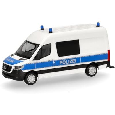 Herpa vrachtwagen model Mercedes-Benz Sprinter 18 Halbbus Hochdach "Politie Noordrijn-Westfalen/Brandonderzoekers", schaal 1:87, voor diorama, modelbouw, verzamelobject, Made in Germany, kunststof Herpa vrachtwagen model Mercedes-Benz Sprinter 18 Halbbus Hochdach "Politie Noordrijn-Westfalen/Brandonderzoekers", schaal 1:87, voor diorama, modelbouw, verzamelobject, Made in Germany, kunststof