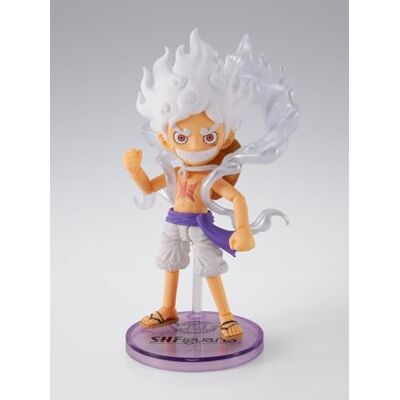 BANDAI One Piece World Collactable Figures x S.H. Figuarts Actiefigure Monkey D. Luffy Gear 5 8 cm BANDAI One Piece World Collactable Figures x S.H. Figuarts Actiefigure Monkey D. Luffy Gear 5 8 cm