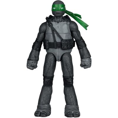 McFarlane Teenage Mutant Ninja Turtles (Page Punchers) Donatello (zwart, wit en groen) 5 inch actiefiguur met komisch speelgoed rode platina rand McFarlane Teenage Mutant Ninja Turtles (Page Punchers) Donatello (zwart, wit en groen) 5 inch actiefiguur met komisch speelgoed rode platina rand