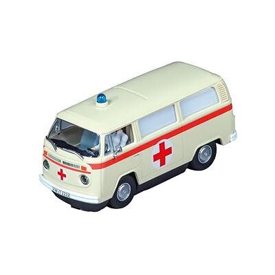 Carrera VW Bus T2b - Ambulance - Rode Kruis - slotcar Carrera VW Bus T2b - Ambulance - Rode Kruis - slotcar