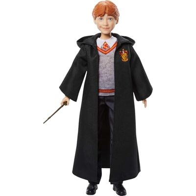 Mattel Poppen, meerkleurig, JGM20 Verwijderbare Signature Hogwarts Uniform met toverstaf accessoire, geïnspireerd door de film Mattel Poppen, meerkleurig, JGM20 Verwijderbare Signature Hogwarts Uniform met toverstaf accessoire, geïnspireerd door de film
