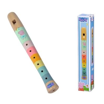 Eichhorn Peppa Pig Holzflöte 20cm Eichhorn Peppa Pig Holzflöte 20cm