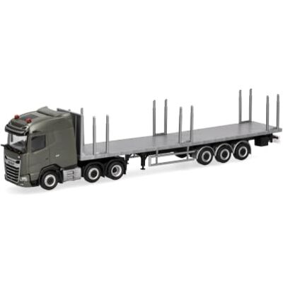 Herpa DAF XG dieplader-opleggercombinatie Nederlands militair modelvoertuig Getrouw model op schaal 1:87, kunststof voertuig, voor verzamelaars en truckfans vanaf 14 jaar Herpa DAF XG dieplader-opleggercombinatie Nederlands militair modelvoertuig Getrouw model op schaal 1:87, kunststof voertuig, voor verzamelaars en truckfans vanaf 14 jaar