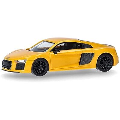 Herpa automodel Audi R8 V10 Plus, schaal 1:87, voor diorama, modelbouw verzamelobject, Made in Germany, kunststof Herpa automodel Audi R8 V10 Plus, schaal 1:87, voor diorama, modelbouw verzamelobject, Made in Germany, kunststof