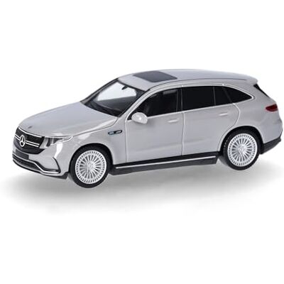 Herpa Modelauto Mercedes-Benz EQC AMG, signaalgrijs, miniatuur schaal 1:87, verzamelobject, Made in Germany, kunststofmodel Herpa Modelauto Mercedes-Benz EQC AMG, signaalgrijs, miniatuur schaal 1:87, verzamelobject, Made in Germany, kunststofmodel