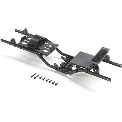 Axial AXI201003 Chassis, X-Long Wheel Base 153,7 mm: SCX24, grijs/zilver Axial AXI201003 Chassis, X-Long Wheel Base 153,7 mm: SCX24, grijs/zilver