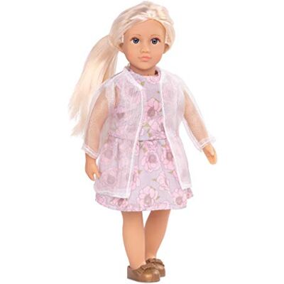 Lori 15cm Pop Roze Bloemen - Speelgoedpop Lori 15cm Pop Roze Bloemen - Speelgoedpop
