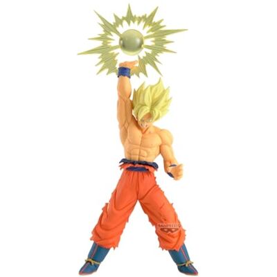 Banpresto Goku Super Saiyan Statue With Energy Ball 17Cm Banpresto Goku Super Saiyan Statue With Energy Ball 17Cm