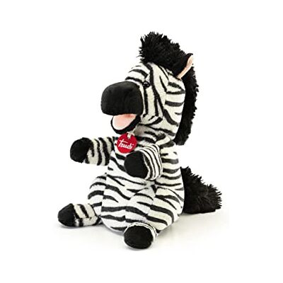 Trudi Zebra Pluche poppen en poppen voor theater kinderspel verhalen vertellen en maken verhalen. Decoratief pluche dier 17 x 29 x 18 cm maat S Poppen Model 29309 Trudi Zebra Pluche poppen en poppen voor theater kinderspel verhalen vertellen en maken verhalen. Decoratief pluche dier 17 x 29 x 18 cm maat S Poppen Model 29309