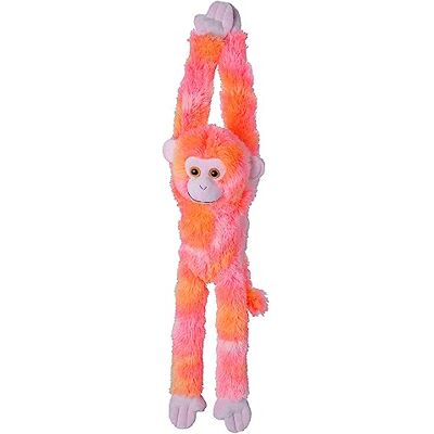 Wild Republic Roze Hangende Aap - Knuffel Wild Republic Roze Hangende Aap - Knuffel
