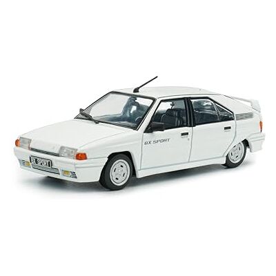Solido Citroën BX Sport (1985) – compacte 80 wiggen, sportieve voorkant, geïntegreerde spoiler, Diecast modelauto, Blanc Meije wit, 1:43 Solido Citroën BX Sport (1985) – compacte 80 wiggen, sportieve voorkant, geïntegreerde spoiler, Diecast modelauto, Blanc Meije wit, 1:43