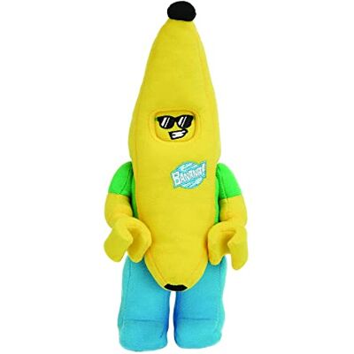 Manhattan Toy Lego Minifiguur Banana Guy 9" Pluche Karakter Manhattan Toy Lego Minifiguur Banana Guy 9" Pluche Karakter