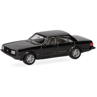 Herpa Basic automodel Ford Granada, zwart, miniatuur op schaal 1:87, instapmodel, Made in Germany, kunststof Herpa Basic automodel Ford Granada, zwart, miniatuur op schaal 1:87, instapmodel, Made in Germany, kunststof