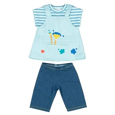 Miniland Kleding voor pop van 38 cm, kunstenaarskostuum voor rollenspel en ontdekking van het beroep Miniland Kleding voor pop van 38 cm, kunstenaarskostuum voor rollenspel en ontdekking van het beroep