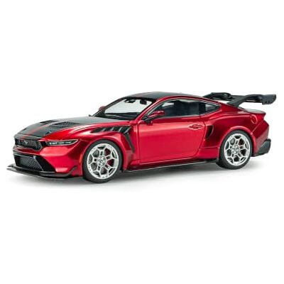 Solido Ford Mustang GTD Molten Magenta 2025 Diecast modelauto metallic TRI-Coat, gedetailleerde miniatuur, rood, 1:43 Solido Ford Mustang GTD Molten Magenta 2025 Diecast modelauto metallic TRI-Coat, gedetailleerde miniatuur, rood, 1:43