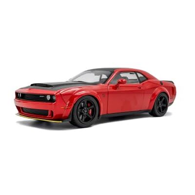 Solido Dodge Challenger Demon modelauto, 1:18, Muscle Car, rood Solido Dodge Challenger Demon modelauto, 1:18, Muscle Car, rood