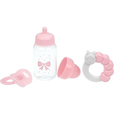 JC TOYS 81061 Accessoires voor babypoppen, lichtroze, 10 x 4 centimeter JC TOYS 81061 Accessoires voor babypoppen, lichtroze, 10 x 4 centimeter