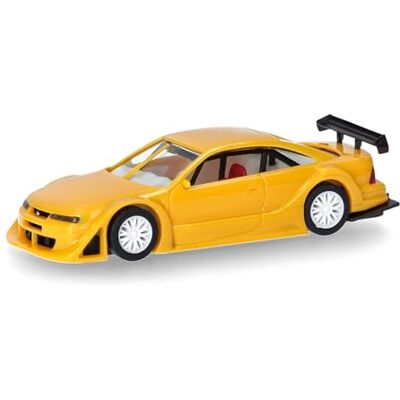 Herpa automodel Opel Calibra Phase IV, zonnegeel, schaal 1:87, voor diorama, modelbouw, verzamelobject, Made in Germany, kunststof Herpa automodel Opel Calibra Phase IV, zonnegeel, schaal 1:87, voor diorama, modelbouw, verzamelobject, Made in Germany, kunststof