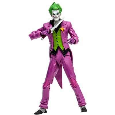 McFarlane Speelgoed, 7 inch DC The Joker Infinite Frontier actiefiguur met 22 bewegende delen, verzamelbare DC Multiverse Batman-figuur met standaardbasis, unieke verzamelbare karakterkaart vanaf 12 McFarlane Speelgoed, 7 inch DC The Joker Infinite Frontier actiefiguur met 22 bewegende delen, verzamelbare DC Multiverse Batman-figuur met standaardbasis, unieke verzamelbare karakterkaart vanaf 12