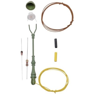 Viessmann Modeltechnik H0 gaslantaarn, eenvoudig bouwpakket, 6728, 1 stuk Viessmann Modeltechnik H0 gaslantaarn, eenvoudig bouwpakket, 6728, 1 stuk
