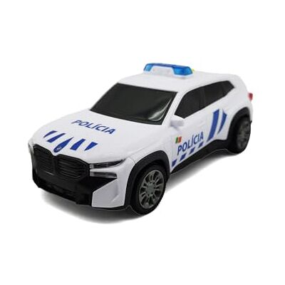 Dickie Toys BMW XM PSP Portugal, 15 cm, met lichten en geluid, politieauto, schaal 1:36, met wrijvingssysteem, officieel voertuig voor openbare veiligheidspolitie in Portugal, 3 jaar (203712036SI3) Dickie Toys BMW XM PSP Portugal, 15 cm, met lichten en geluid, politieauto, schaal 1:36, met wrijvingssysteem, officieel voertuig voor openbare veiligheidspolitie in Portugal, 3 jaar (203712036SI3)