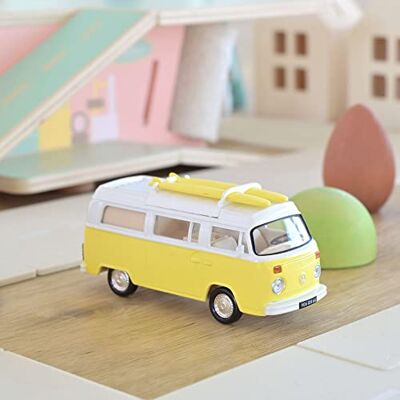 Norev VW T2b Camper Van Geel Schaal 1:43 - Modelauto Norev VW T2b Camper Van Geel Schaal 1:43 - Modelauto