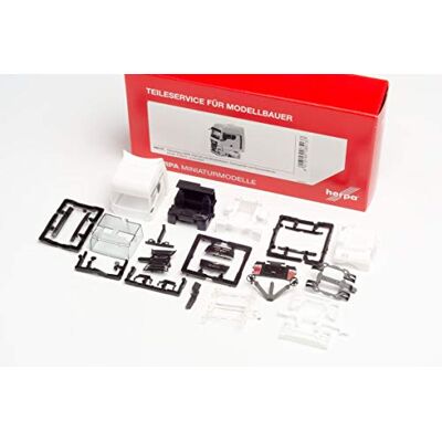 Herpa MAN MAN MAN Onderdelenservice bestuurderscabine Man TGX GX met WLB in miniatuur om te knutselen, te verzamelen en als cadeau, wit Herpa MAN MAN MAN Onderdelenservice bestuurderscabine Man TGX GX met WLB in miniatuur om te knutselen, te verzamelen en als cadeau, wit