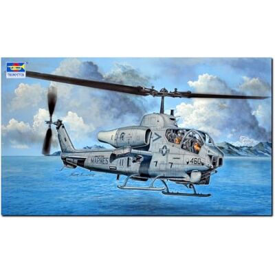 Trumpeter HobbyBoss 755117-1/35 AH-1W Super Cobra schaal 1:35 Trumpeter HobbyBoss 755117-1/35 AH-1W Super Cobra schaal 1:35