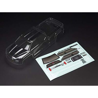 ARRMA Helder lichaam met sticker: BIG ROCK CREW CAB 4X4 ARRMA Helder lichaam met sticker: BIG ROCK CREW CAB 4X4