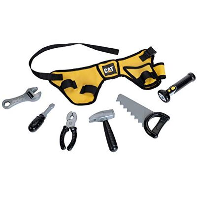 Theo Klein 3222 CAT gereedschapsgordel Met stevig gereedschap zoals hamer, tang en nog veel meer Zaklamp op batterijen Speelgoed voor kinderen vanaf 3 jaar Theo Klein 3222 CAT gereedschapsgordel Met stevig gereedschap zoals hamer, tang en nog veel meer Zaklamp op batterijen Speelgoed voor kinderen vanaf 3 jaar