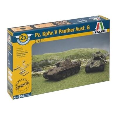 Italeri 7504S Panzerkampfwagen.V Panther uitvoering G Italeri 7504S Panzerkampfwagen.V Panther uitvoering G