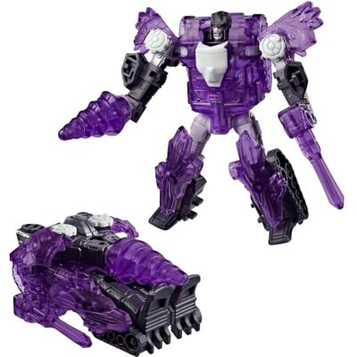Transformers CYBERWORLD Megatron Armored Cyber Changers Energon Surge-actiefiguur Snelle omvorming naar tankmodus Robotspeelgoed voor kinderen van 6+ Transformers CYBERWORLD Megatron Armored Cyber Changers Energon Surge-actiefiguur Snelle omvorming naar tankmodus Robotspeelgoed voor kinderen van 6+
