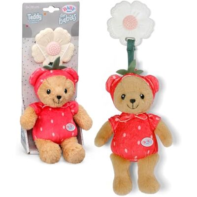 BABY born voor baby’s Teddy bijtring Aardbei (18 cm) – met bijtring, rammelaar & knisperpapier, wasbaar BABY born voor baby’s Teddy bijtring Aardbei (18 cm) – met bijtring, rammelaar & knisperpapier, wasbaar