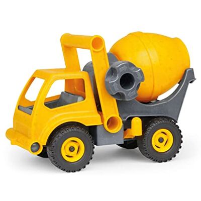 Lena 04215 EcoActives betonmixer, bouwplaatsvoertuig ca. 28 cm, robuuste Robuuste mixer met beweegbare mengtrommel, natuurlijke houtgeur door houtaandeel, speelgoedvoertuig voor kinderen vanaf 2 Lena 04215 EcoActives betonmixer, bouwplaatsvoertuig ca. 28 cm, robuuste Robuuste mixer met beweegbare mengtrommel, natuurlijke houtgeur door houtaandeel, speelgoedvoertuig voor kinderen vanaf 2