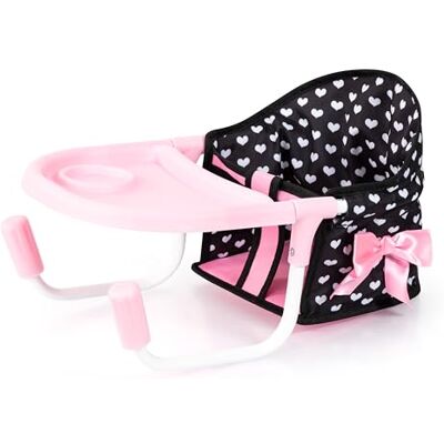 Bayer Design 65960AA Poppentafelzitje, zitje voor poppen met geïntegreerd dienblad, voor poppen tot 46 cm Bayer Design 65960AA Poppentafelzitje, zitje voor poppen met geïntegreerd dienblad, voor poppen tot 46 cm